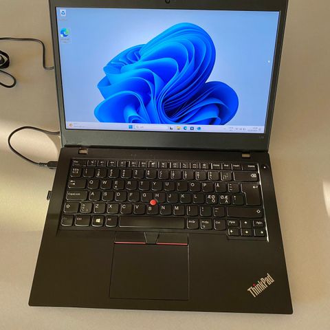 Lenovo ThinkPad L14 Gen2, i3-1115G4, 8GB Ram, 256 GB SSD bærbar