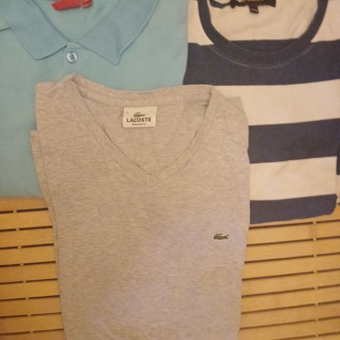 T skjorte pakke, Lindeberg,Lyle&Scott og Lacoste for menn