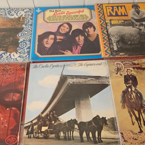 39stk vinylplater Rock blues southern Rock osv selges