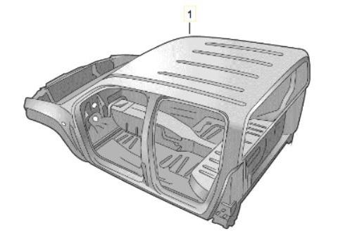 Amarok dual Cabin Hytte, skallet