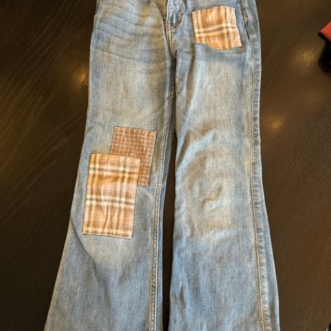 Abercrombie jeans med sleng 8-10 år