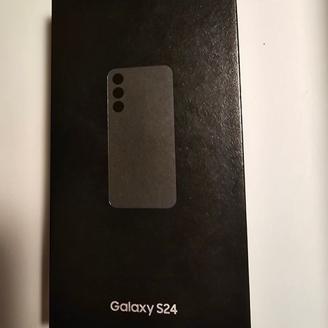 Samsung Galaxy S24 - Black - Ny/uåpnet - 128gb