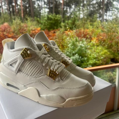 Jordan 4 Metallic Gold Strl 44