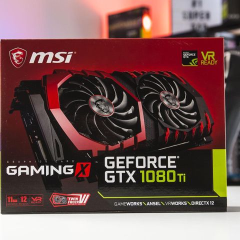 strøkent MSI GTX 1080Ti 11GB Gaming X, beste av alle 1080Ti.