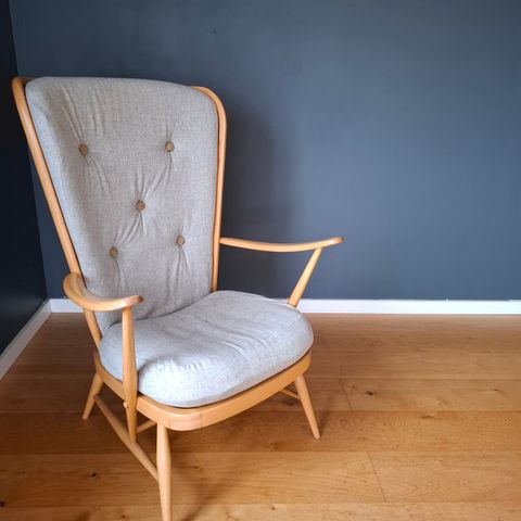 Ercol Evergreen High Back Easy Chair Model 1913. 