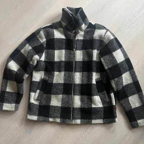 Valient Teddy fleece jakke med for