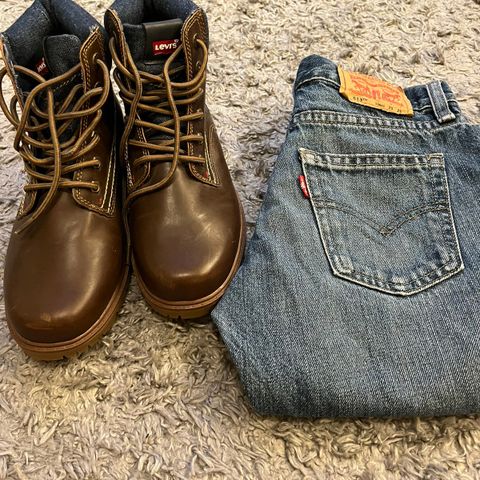 Levi’s barnesko 36, og bukse 25/25