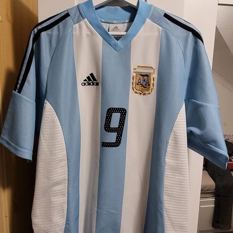 Argentina hjemmedrakt 2002 #9 Batistuta(M)