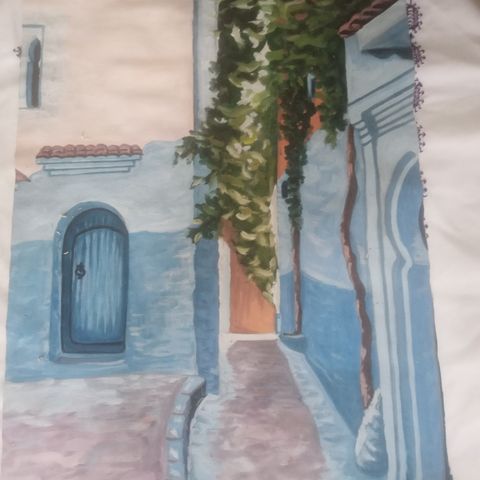 Oljemaleri fra Chefchaouen 🎨🤩