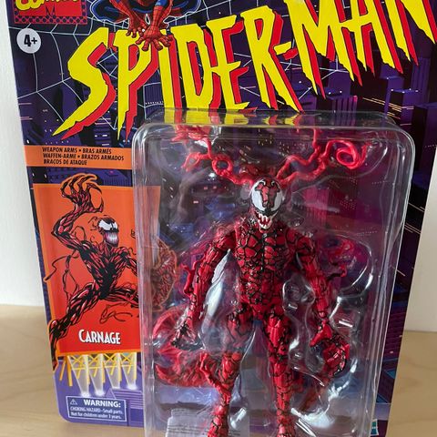 Carnage Spider-man Marvel legends figur selges