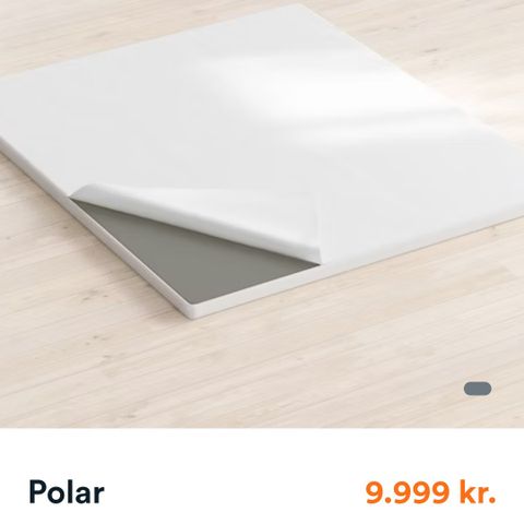 Polar overmadrass 180x200 avkjølende effekt