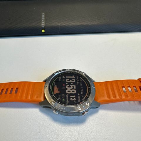 Garmin Fenix 6 Pro med sapphire og titan (47mm)