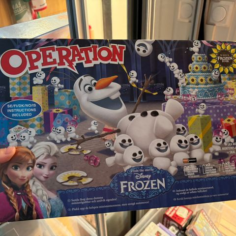 Operation brettspill versjon Frozen