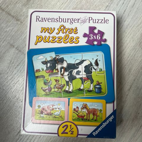 My first puzzles 2 - 3 år / Ravensburger puslespill barn