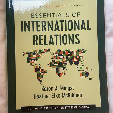 Essentials of International Relations