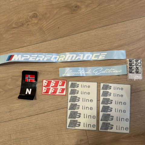 Sticker/logo til BMW og AUDI