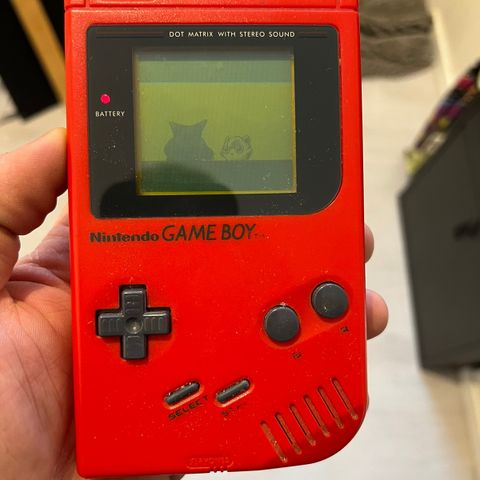 Rød gameboy