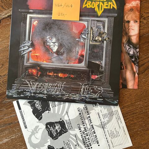 Lizzy Borden, Loudness, ROAD, ZZ Top pluss annet heavy og rock LP-er selges