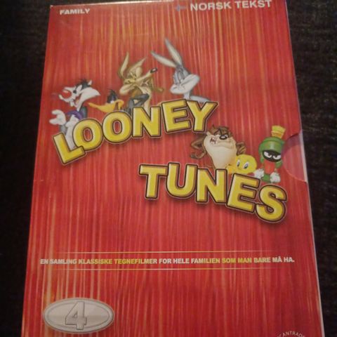 Skrotfot: Looney Tunes, 4 DVD Box