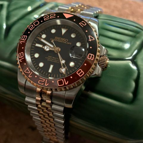 Seiko Rootbeer GMT Mod