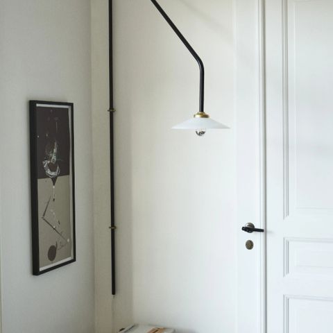 VALERIE OBJECTS hanging lamp n○4 svart/messing helt ny!