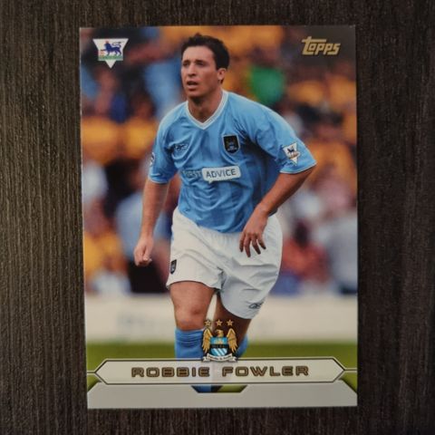 Robbie Fowler-fotballkort selges!