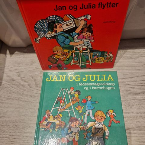 2 bøker om Jan og julia