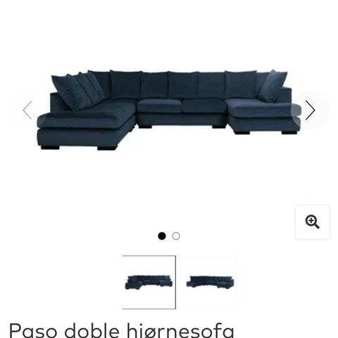 Paso doble hjørnesofa furninova