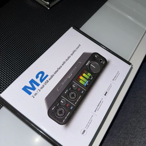 Motu m2 audiointerface