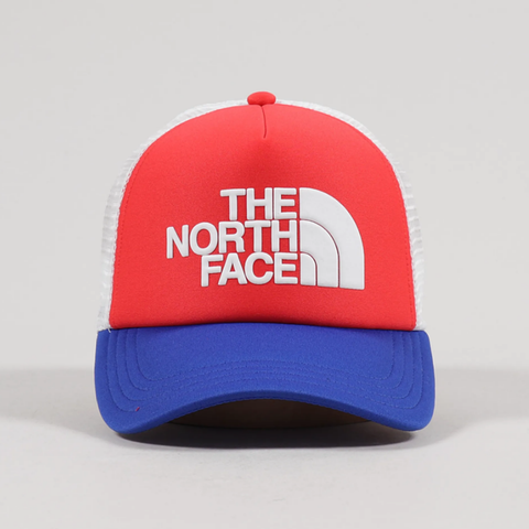 The North Face Logo Trucker Cap Horisont Rød/Blå/hvit