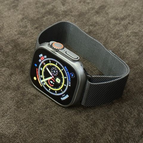 Apple Watch Ultra GPS + Cellular/milanese reim og kvitteringen