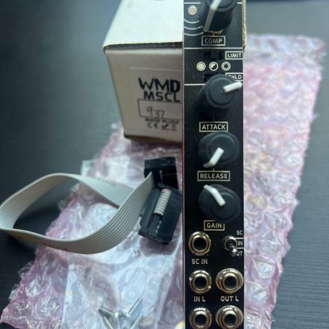 WMD MSCL - 4hp eurorack stereo compressor