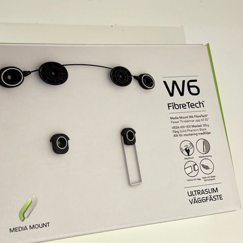 Veggfeste Media Mount W6