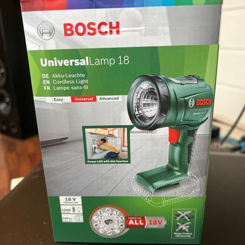 Bosch universal lamp 18