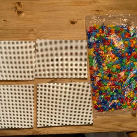 Stiftperler med 4 brett