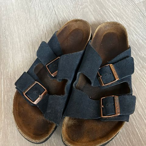 Birkenstock sandaler str. 39 semsket skinn