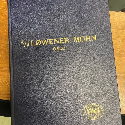 Hovedkatalog for Løwener, Mohn 1958