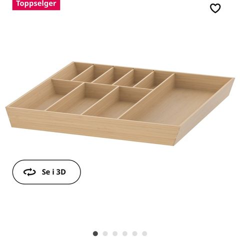 Bestikkskuff fra IKEA UPPDATERA