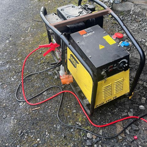 Yanmar sveiseaggregat/strømaggregat 6,5 kw