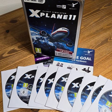 X-Plane 11 Flight Simulator Aerosoft Edition tin box