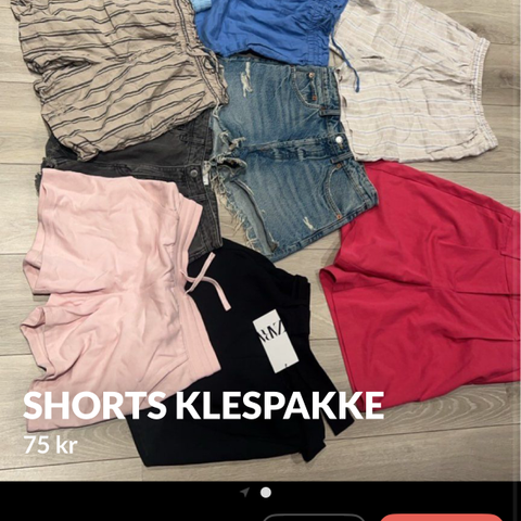 Shorts klespakke