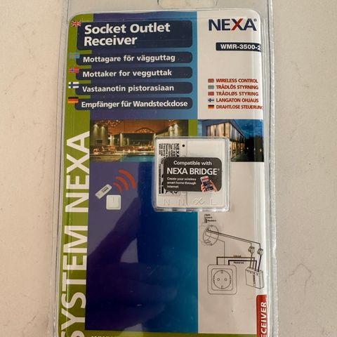 Nexa WMR-3500-2 Socket outlet Receiver