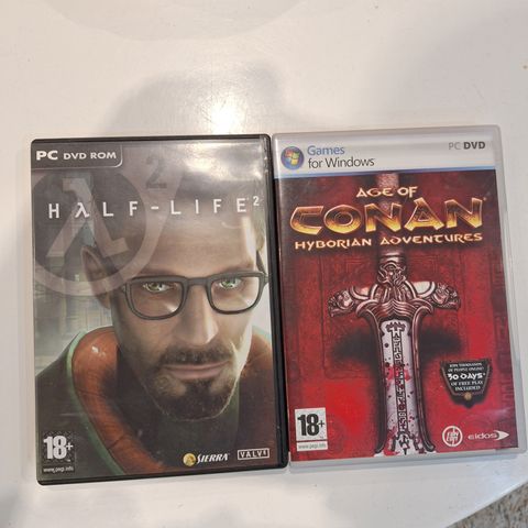 Half-Life 2, Age of Conan - Hyborgian Advent pc spill