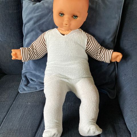 Stor retro baby-dukke fra 1975