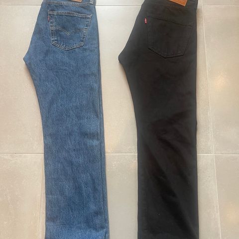 2 stk Levis 501 jeans