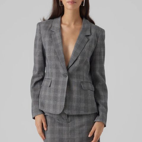 Rutete dressjakke/blazer