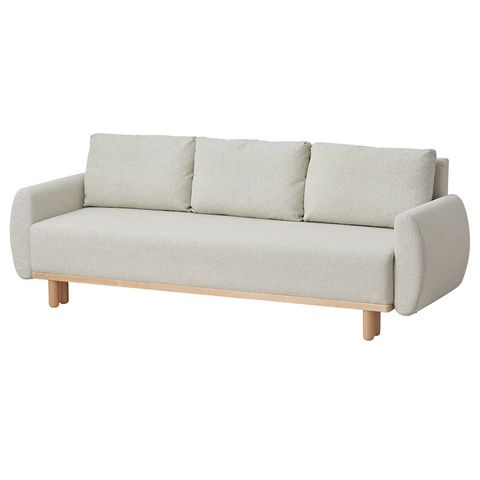 (RESERVERT) GRUNNARP 3-seters sovesofa, Gunnared beige, fra IKEA