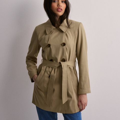 Beige trenchcoat fra Only