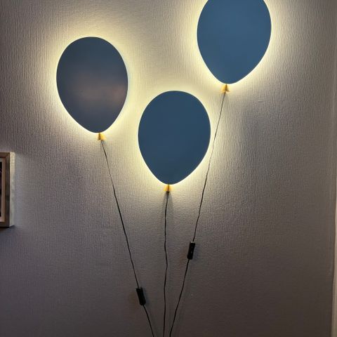 Globen Balloon vegg Blå 6W LED lampe