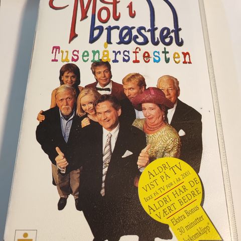 Mot i brøstet Tusenårsfesten VHS